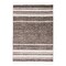 Chaudhary Living 7.75' x 10.5' Striped Area Throw Rug - Taupe and Cream
